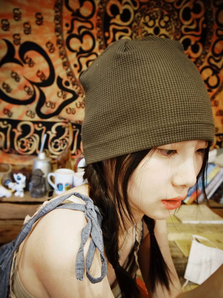 able waffle beanie