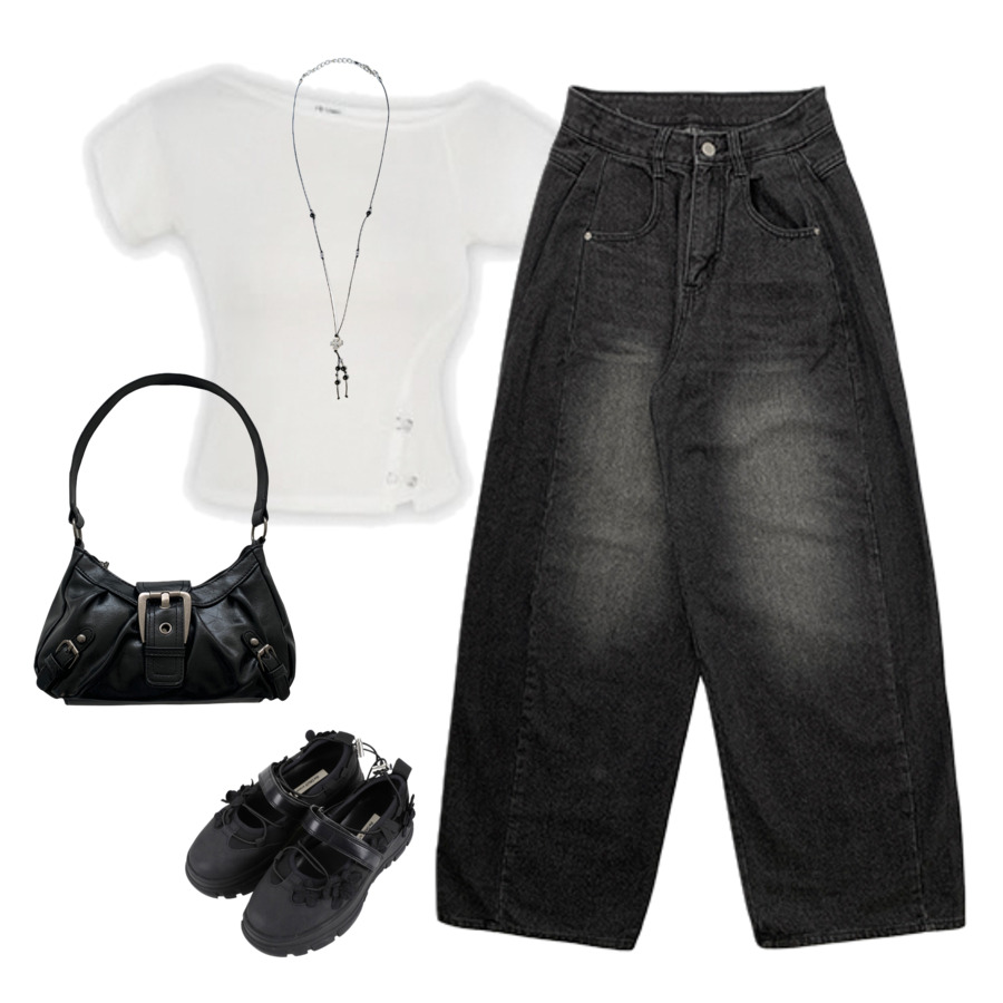 ShortSleeve,jeans,ShoulderBags 코디