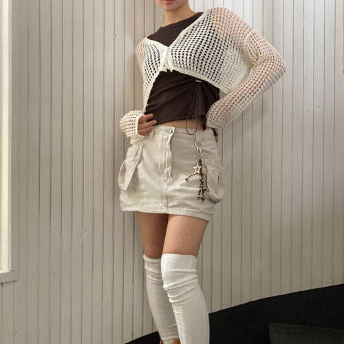 Woody Cargo Mini Skirt