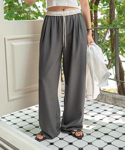 Mails Coloring Banding Wide Slacks