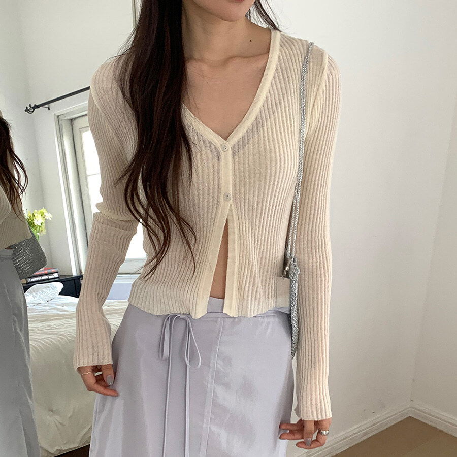 shane linen cardigan