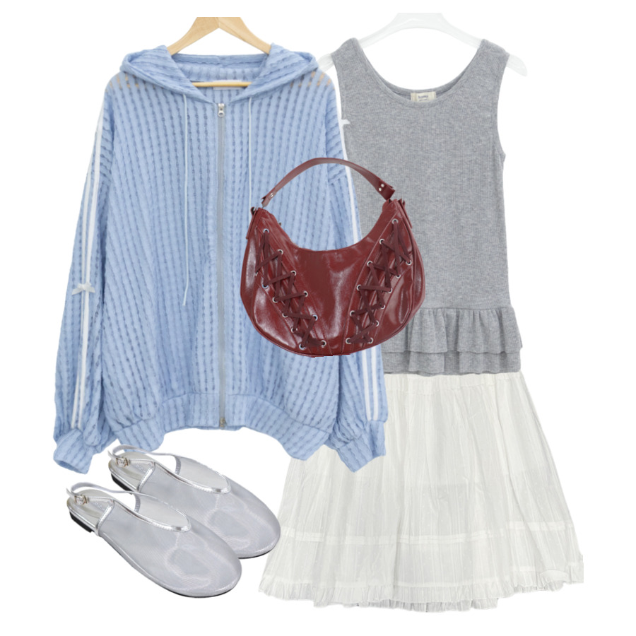 Zip-up,Photo,Sandals,Cute,Skirt,Summer,Sun,Daily 코디