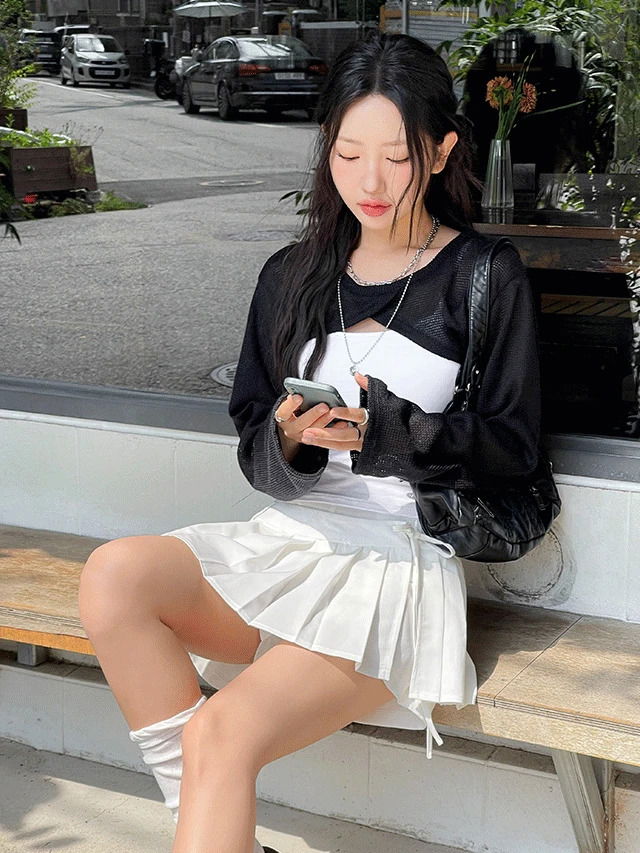 吊带真丝裙