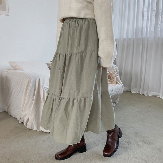 Big size 26-34 inches Lily Cancan banding long skirt 裙子