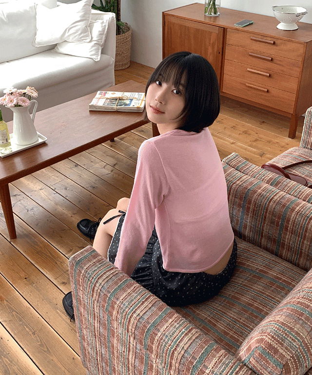 Granola Layered Crop Knitwear  针织衫