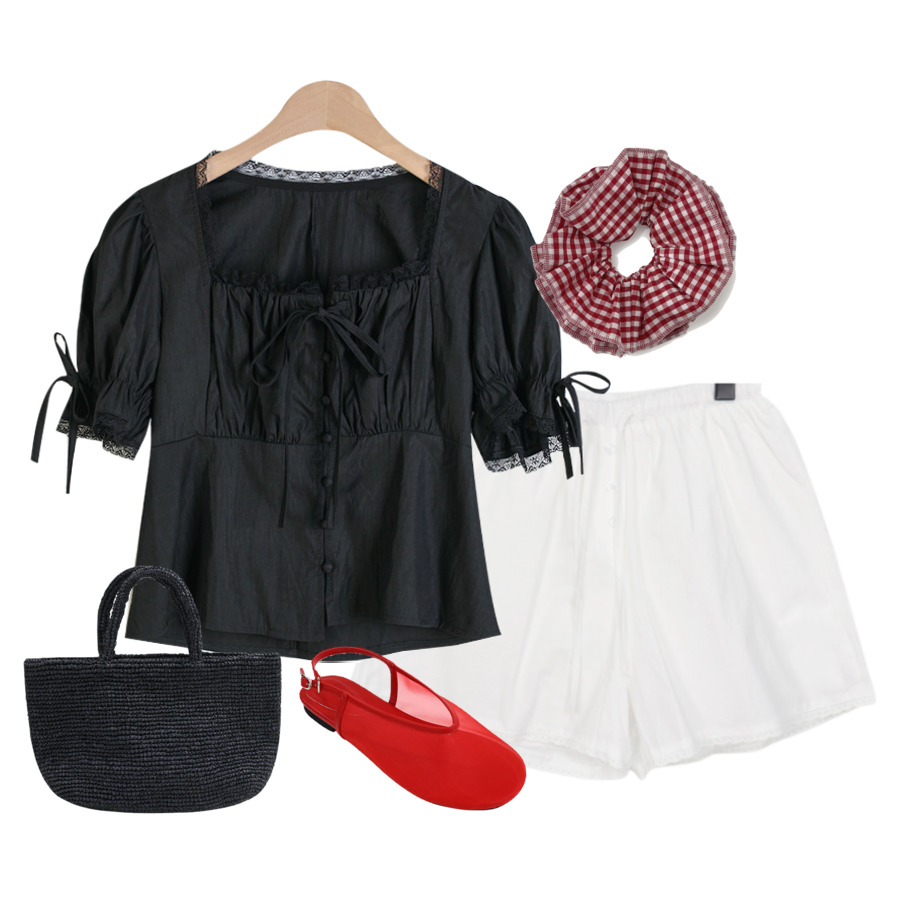 ShortPants,blouses,acc 코디