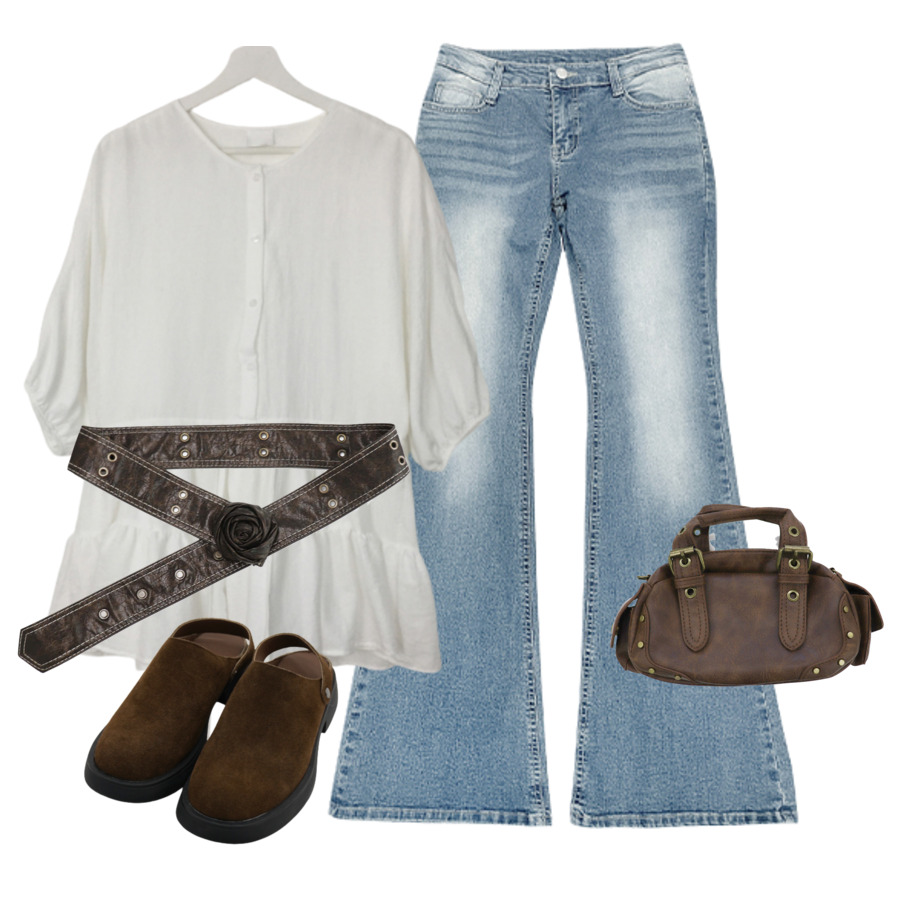 jeans,MiniDresses,belt 코디