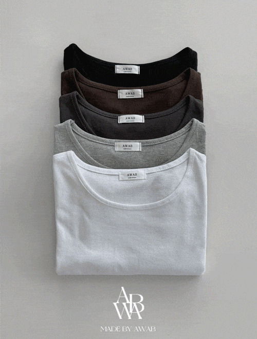 #AWABMADE:_리틀크롭반팔티 -5color