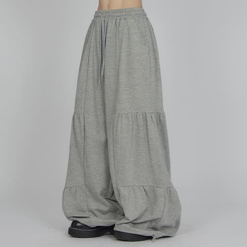 Shirring Balloon Fit Training Pants PA035