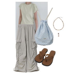 夏日穿搭,夏天,短袖上衣,Dailyootd,涼鞋 코디