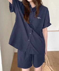 Wares Cotton Embroidery Two Piece Set