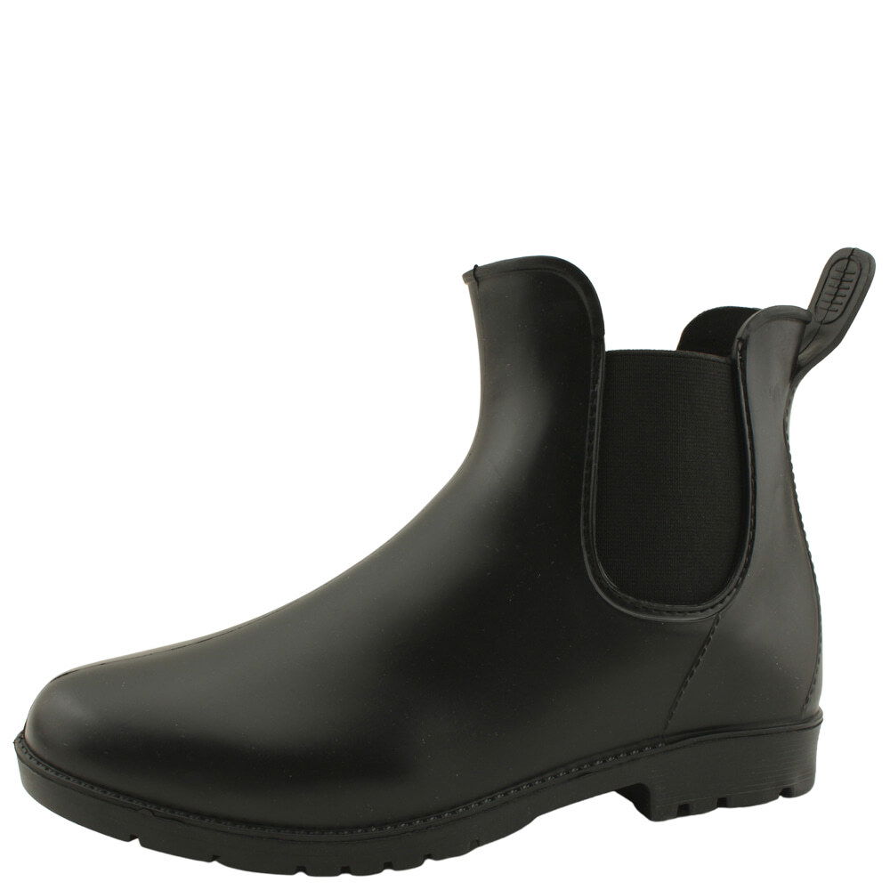 Banding Chelsea Flat Ankle Waterproof Rain Boots