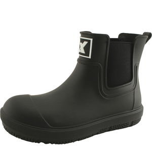 Ankle banding rain boots short rain boots black