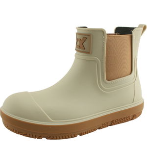 Ankle banding rain boots short rain boots beige