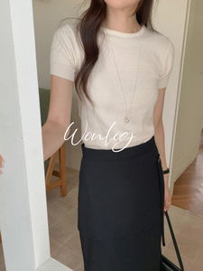 #ONEDAY WONT Summer Short Sleeve Knitwear