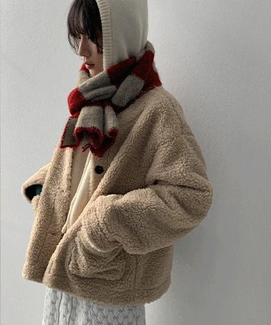 Dartyou Pogle Fur Half Jacket