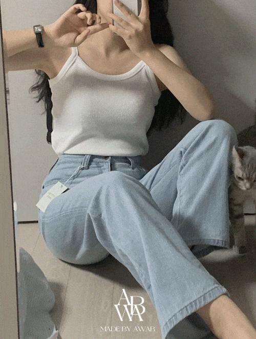 #AWABMADE:_Waffle Knitwear Sleeveless 无袖