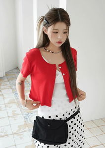 LeAaron Eyelet Cardigan