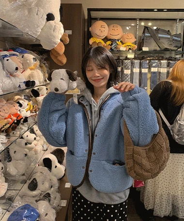 Ernest Overfit Fleece Fur Jacket