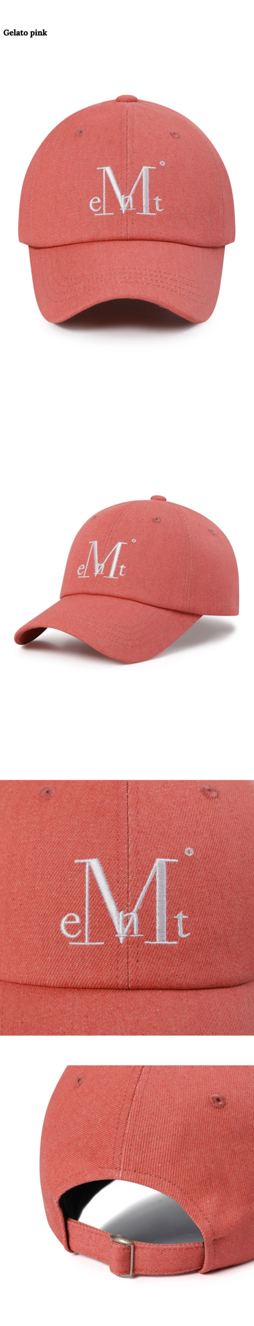 ☆MUCENT☆ Signature Ball Cap Coral Pink MUSINSA | MUCENT Signature ball cap (coral pink)