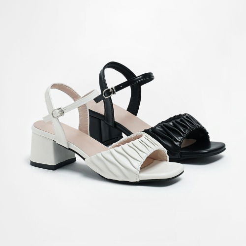 Chav shirring sandal heels SDLTS2g124 凉鞋