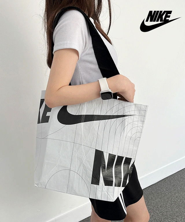 나이키 리유저블 타포린 쇼핑백 (소,중,대)