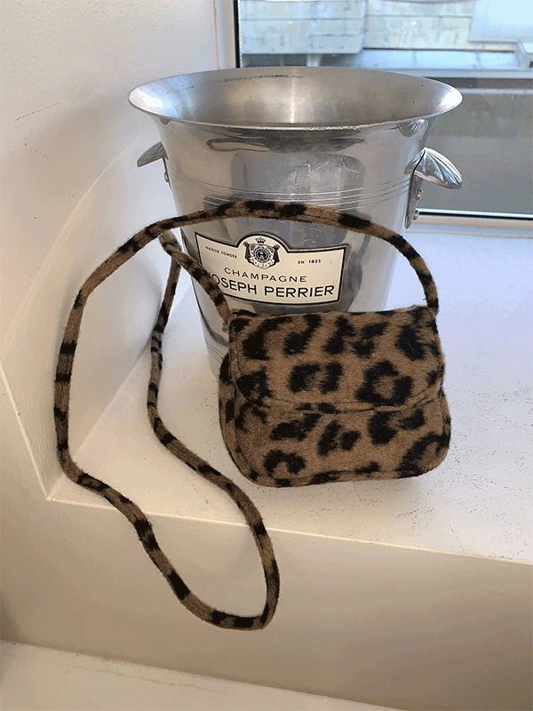 leopard mini bag