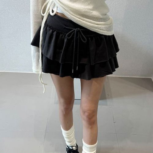 Cancan skirt pants