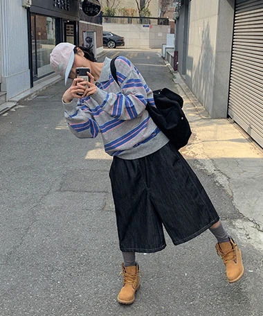 Eggsy Denim Bermuda Pants 短裤