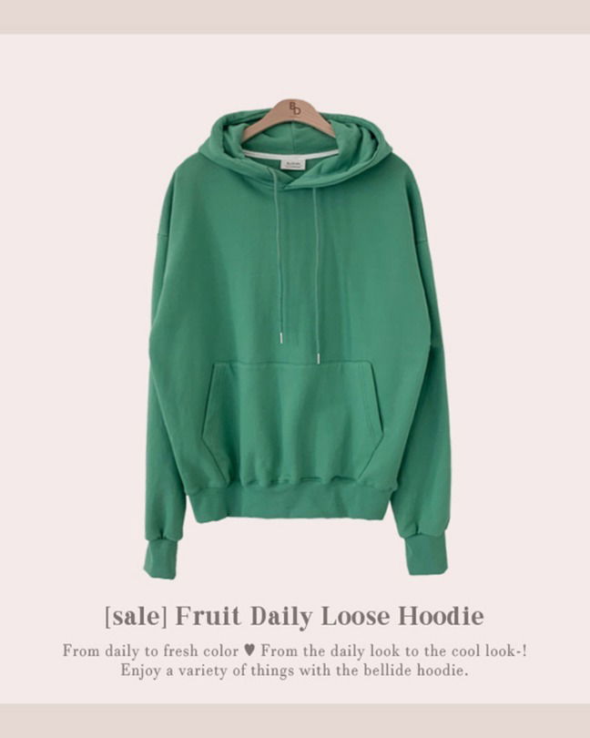 Fruit Daily Loose Hoodie
