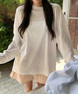 LanaTin Loose-fit long sleeve t-shirt -5 colors