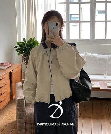Monique nylon reglan banding Jacket