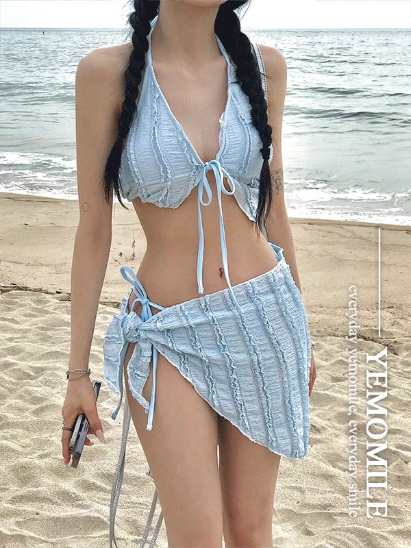 뮤츠 랩 비키니 수영복 세트 (3pcs)
