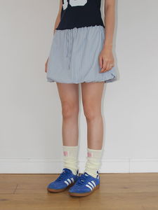 STRIPE BALLOON SKIRT