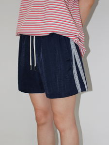 SIDE LACE NYLON SHORTS
