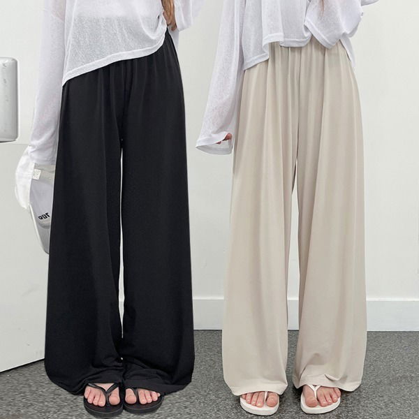 Slush banding wide pants by length 长裤