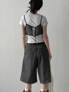 Haute sheer layered bustier