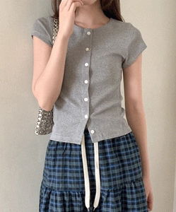 Inday Cotton Ribbed Cardigan
