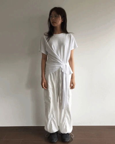 Slit Summer Parachute Pants
