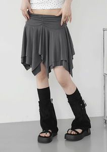 Toyco Unbalanced Mini Skirt