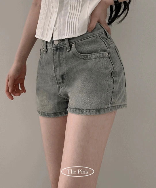 Tikan Micro Vintage Faded Denim Shorts (Delayed delivery)