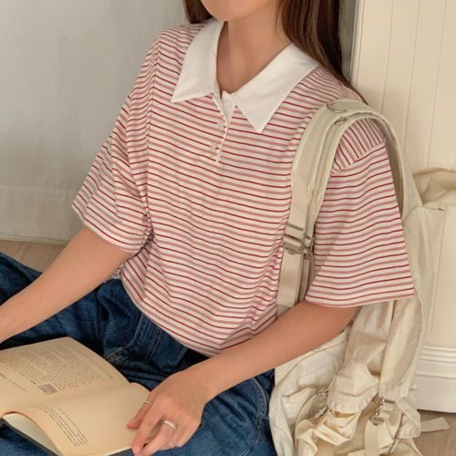 Aid Stripe Short Sleeve