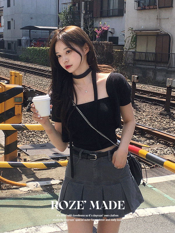 Summer Cats Top Bolero Set