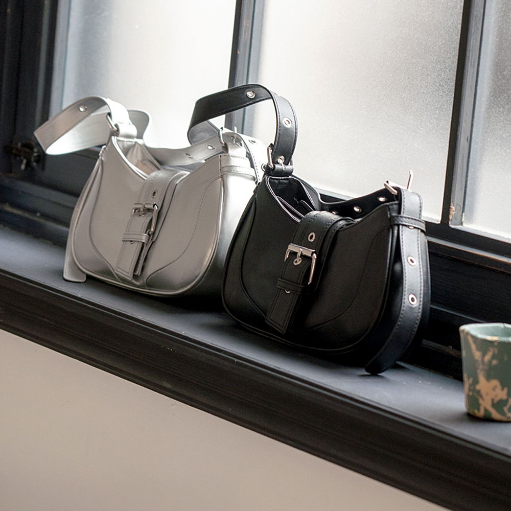 Helia Buckle Strap Shoulder Bag