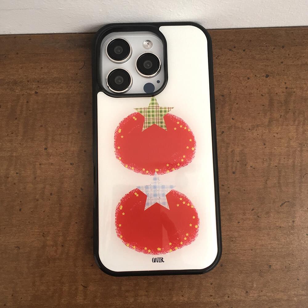빈티지 토마토 에폭시 아이폰케이스 (당일 출고)