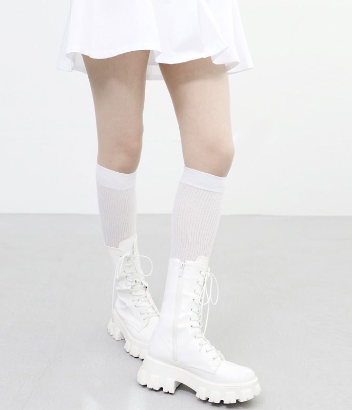 Per translucent Ribbed socks