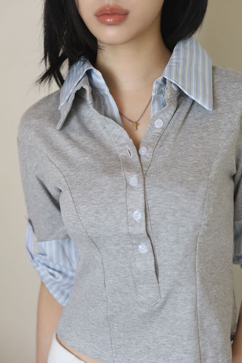 Simple Cross Silver Necklace