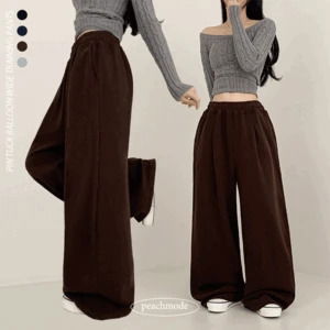 봄옷* 투스펜 수피마 핀턱 벌룬 와이드 트레이닝 팬츠 (4color)