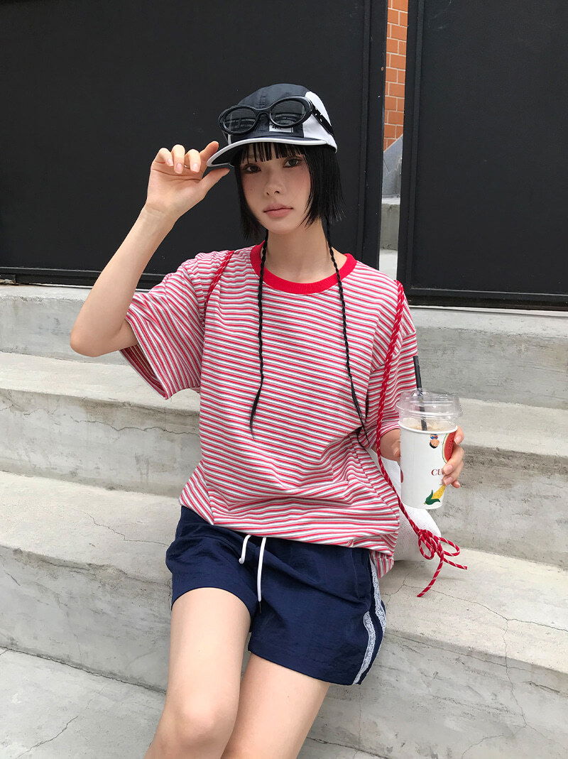 PIN-STRIPE OVER TEE