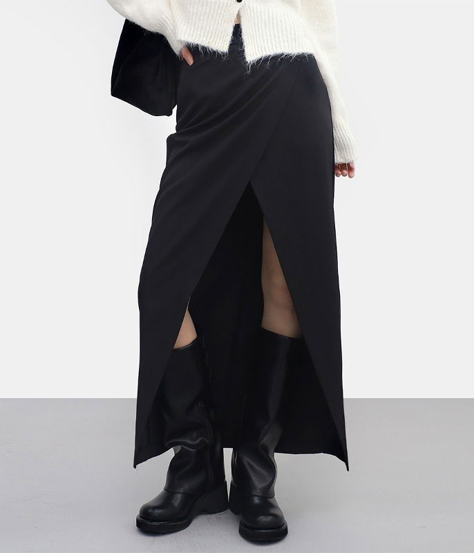 SALE J.O. Unbalanced Cutout Long Skirt